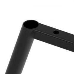 Стул обеденный Asti TREND, флок , бежевый/черный, 7, 47х54х86 см