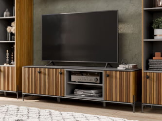 Гостиная Элиот №2 Оникс Серый/Орех фактурный