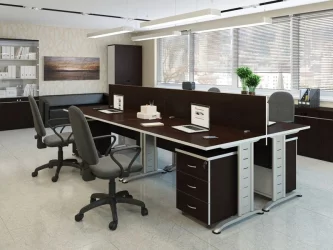 Комплект мебели для персонала Swift 03 Темный дуб