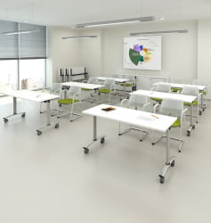 Стол складной Connect 120х60х72.5см Светлый дуб