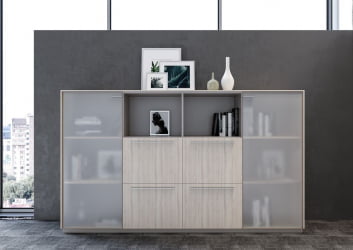 Шкаф средний с ящиками Atlas NZ-0316.YN.YN Ясень Наварра