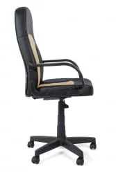 Кресло руководителя Parma черный+бежевый 36-6,36-34