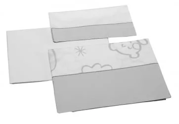 Постельное белье Micuna Dolce Luce 3 предмета 120x60 TX-821 Grey
