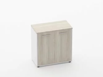 Шкаф 1 широкий закрытый Deka 10.08.111 Дуб Сантана светлый/Белый