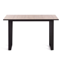 Стол COSTA ЛДСП/HPL/металл, 120 х 80 х 75 см, Дуб мореный/черный