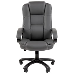Кресло офисное CHAIRMAN 600 экокожа Серый