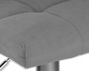 Стул барный DOBRIN CANDY (серый велюр (MJ9-75))