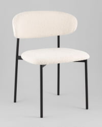 Стул Севйн букле молочный / Sevyn