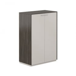 Шкаф средний Атлас НЗ-0315.БТ.ГС Бренсон Трюфель Серый камень / Atlas NZ-0315.BT.GS