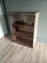 Шкаф со стеклянными дверьми и топом TMC 85.2 (Дуб Каньон)