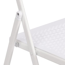 Складной стул FOLDER (mod. 3016) каркас: металл, сиденье/спинка: пластик, 48,5 х 48 х 82,5 см, white (белый)