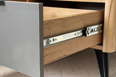 Тумба прикроватная Адам MSA-01 дуб крафт золотой/графит