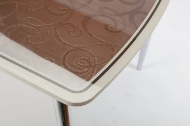 Столешница Чикаго КЗ (6191) крем,завитки бронза