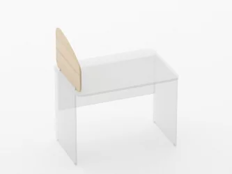 Офисная перегородка Glassy 5.12.06 Бук светлый