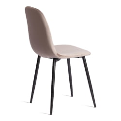 Стул BREEZE (mod. 4724) Велюр/металл , 44 х 53 х 87 см, Coffee (кофейный) HLR9 / черный