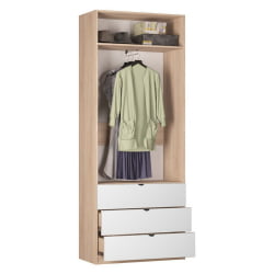 Шкаф распашный R-230х90х45-4-TR(ЯШТ)