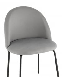 Стул Коди велюр Серый