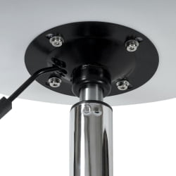 Офисное кресло TULIP (mod.106-1) металл/пластик/PU, 58 x 47 x 97см, White (белый) / Chrome (хром)