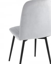 Стул Easy велюр светло-серый 4 шт. комплект