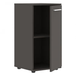 Шкаф колонка с глухой малой дверью ЕДИС ЕЛCС 42.1 Мокко Белый Мокко / EDIS ELCS