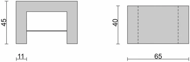 Банкетка Конкорд Красный