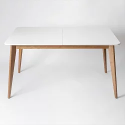 Стол обеденный Пегас Plus 160x95 Эмаль белая