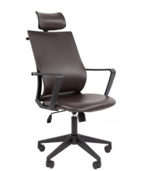 Кресло руководителя Chairman 545 экокожа Коричневый