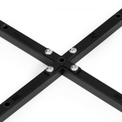 Дизайнерский стул La Rousse NEW, флок , серый/черный, 29, 45x55x93 см