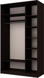 Шкаф купе 2-ух дверный Хит-23-12-15 Аруба Венге