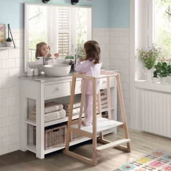 Детский стул из дерева Micuna MONT-1876 Waterwood/White