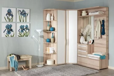 Тумба комбинированная с зеркалом Марта ЛД 124.100.000 Белый Дезира Эш