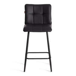 Барный стул Bari/Бари экокожа , черный, 42х55х99 см
