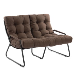 Диван прямой Ergo/Эрго рогожка, коричневый, 3М7-147