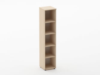 Шкаф высокий открытый Glassy 6.19.10 Орех