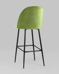 Стул барный Марсель Б велюр Травяной