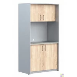 Мини-кухня SCB 120.1 Дуб сонома светлый Металлик