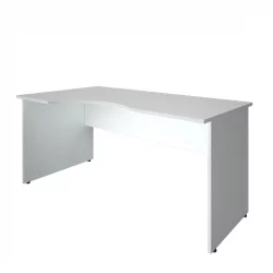 Стол криволинейный левый Riva А.СА-1 Л Белый