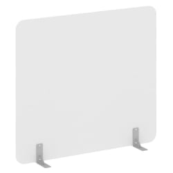 Перегородки на металлических опорах на фетровых подпятниках Р-лине ДП.Ф-160-140 Белый / R-line DP.F-160-140