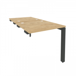 Стол-приставка двойной на П-образном м/к к опорным элем. ONIX O.MP-D.SPR-0.8 Тиквуд Светлый/Антрацит