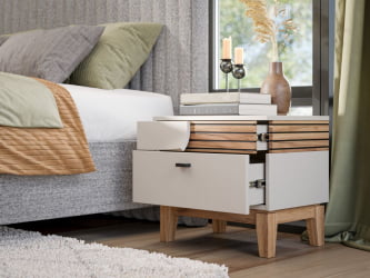 Спальный гарнитур Нильс №1 Кашемир/Дуб Тортуга