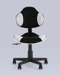 Стул офисный QZY Черно-белый