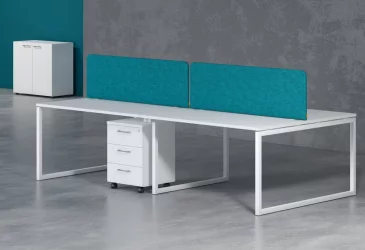 Стол письменный левый XTEN-Q XQCT 169 L Белый Алюминий