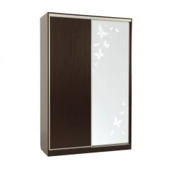 Шкаф-купе Гранд 1-600 бабочки Венге