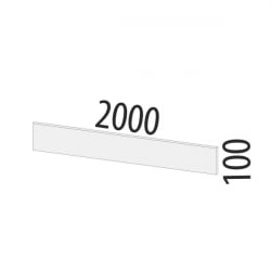 Цоколь ЦП 02.200 Светло-серый 2м