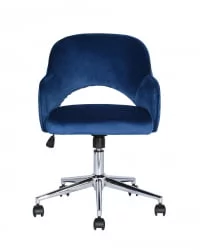 Компьютерное кресло Кларк велюр Синий