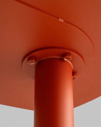 Журнальный столик Еанна С металл красный / Eanna S