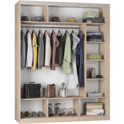 Шкаф-купе Б-220х180х60-2(ЯШТ-Д9Д10Д9) / B-220х180х60-2(ЯШТ-D9D10D9)