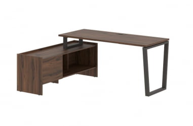 Стол с тумбой EDIS EVCT 17814 Дуб Денвер темный Мокко
