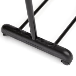 Вешалка с обувницей NY-3294 металл, 84-125*43*102-167см, хром/черный