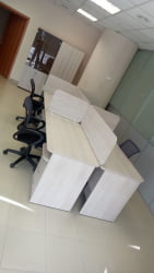 Офисная перегородка Glassy 5.14.06 Дуб сантана светлый